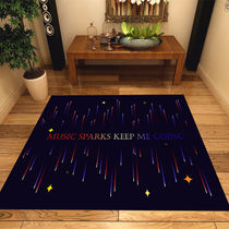 High-end drum special insulating thick floor cushion electric r Drum Hemp machine rug thickened Tettone to make sound ground mat Living room luxurious