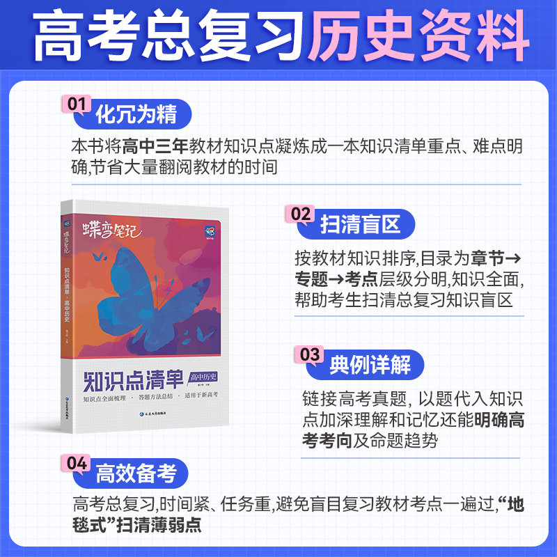 2027高考蝶变 学霸笔记高中历史高考状元提分笔记答题方法高一高二高三通用历史总复习资料知识点大全清单高考一轮二轮辅导书