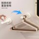 Clothes hanger storage artifact retractable hanger