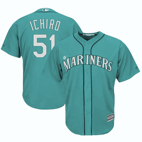 美职棒球联盟Mariners西雅图水手Ichiro Suzuki铃木一郎刺绣球衣 - 图2