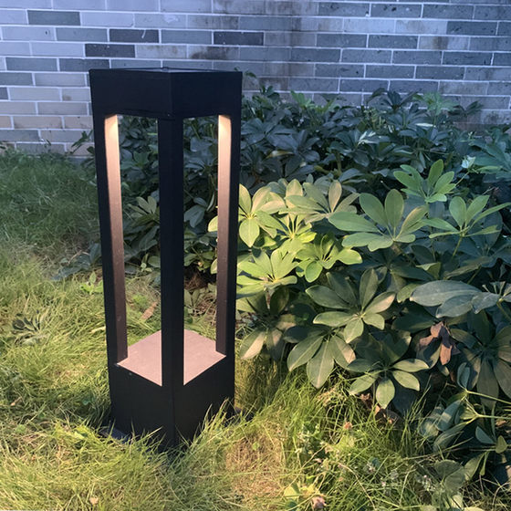 Solar simple modern style landscape outdoor lawn lamp