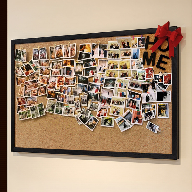 Brandland黑框碎花软木板照片墙ins风挂式家用装饰板背景墙店铺宣传栏打卡留言板公司文化墙定制水松图钉板,淘宝优惠券,粉丝福利购,淘宝优惠卷