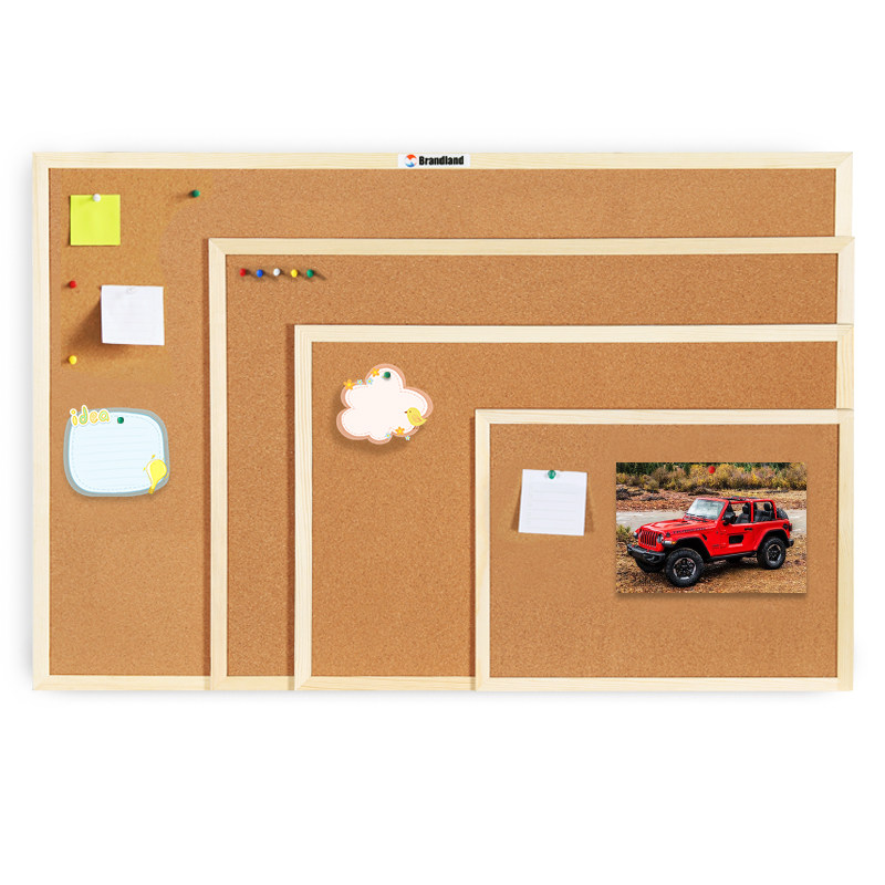 brandland软木板照片墙背景板留言板相框愿景记事板挂墙墙板告示板水松板图钉板毛毡墙贴幼儿园文化墙展示板,淘宝优惠券,粉丝福利购,淘宝优惠卷
