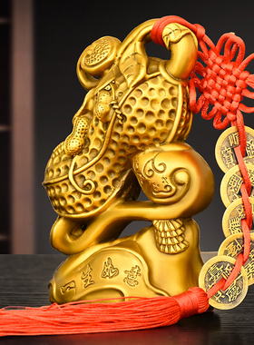 速发生如意摆件纯铜一铜如礼小号花生如意家居办公室桌面装饰创意