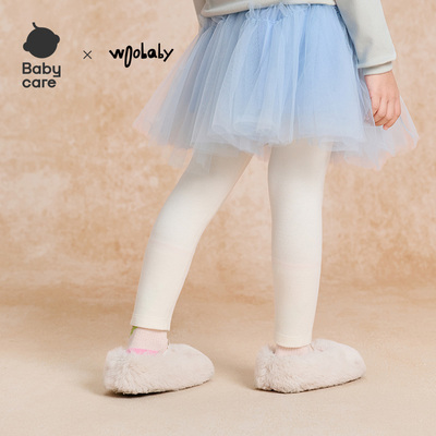 babycare童装女童打底裤25冬季新品女宝棉软弹力外穿休闲长裤