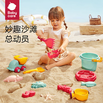 babycare children beach toy scooters with sand-bucket suit baby playing with snow bathing playful water tools