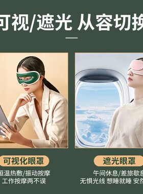 可视按摩眼部蒸汽按摩眼罩