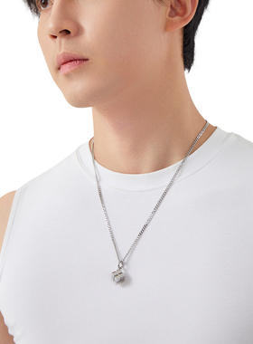 YULUSUI微笑魔方项链学生党配饰