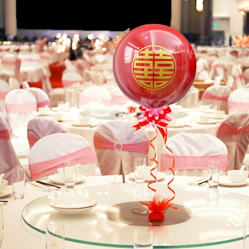 Balloon Table Fluttering Pillar Свадебная комната Обтекание гостиная Свадебные принадлежности Daquan мужской новый дом женская спальня