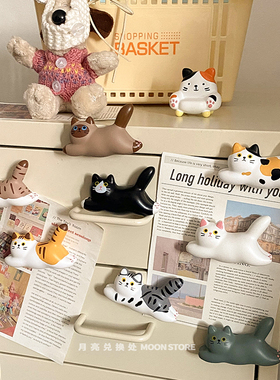 韩国ins猫咪冰箱贴手工磁吸装饰