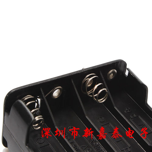 5号8节背叠带9v扣电池盒 8aa背靠背电池盒12v 五号八节 - 图2