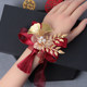 High-end bride and groom wedding corsage wedding full set family corsage parent bridesmaid best man VIP guest brooch
