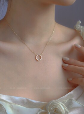 蓝色大海的传说满钻设计项链