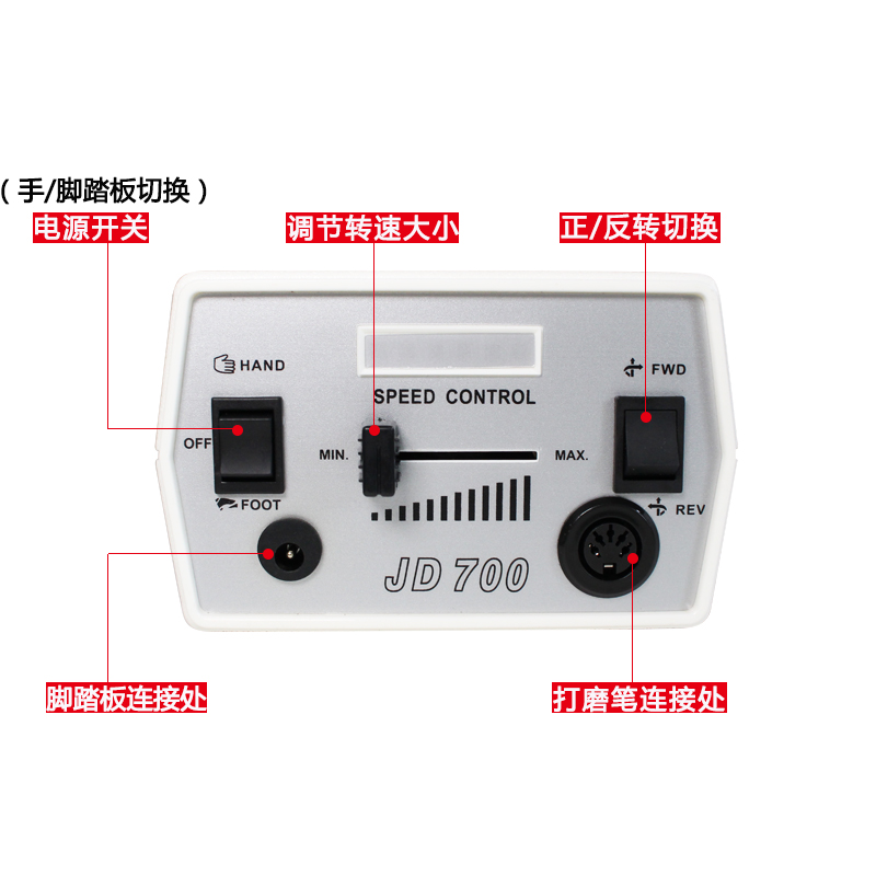 JD700多功能电磨雕刻玉/核/骨/木雕/美甲机/沙龙娃娃改妆打磨机-图0