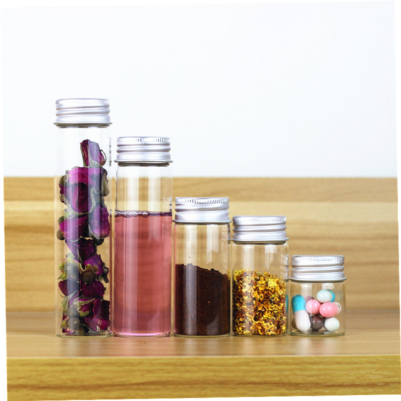 20/30/50ml铝盖密封瓶 透明玻璃药瓶  药水分装瓶沉香瓶 花茶小罐,淘宝优惠券,粉丝福利购,淘宝优惠卷