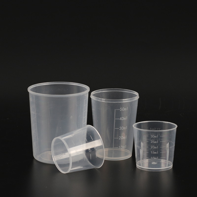 包邮100个塑料小量杯带刻度15ml20ml30ml50ML100ML食品级PP毫升杯 - 图0