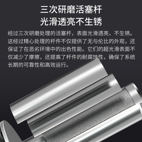 SDA32薄型内牙小型气缸40 50 63*25/30/40/60/80/100气动配件全套 - 图3