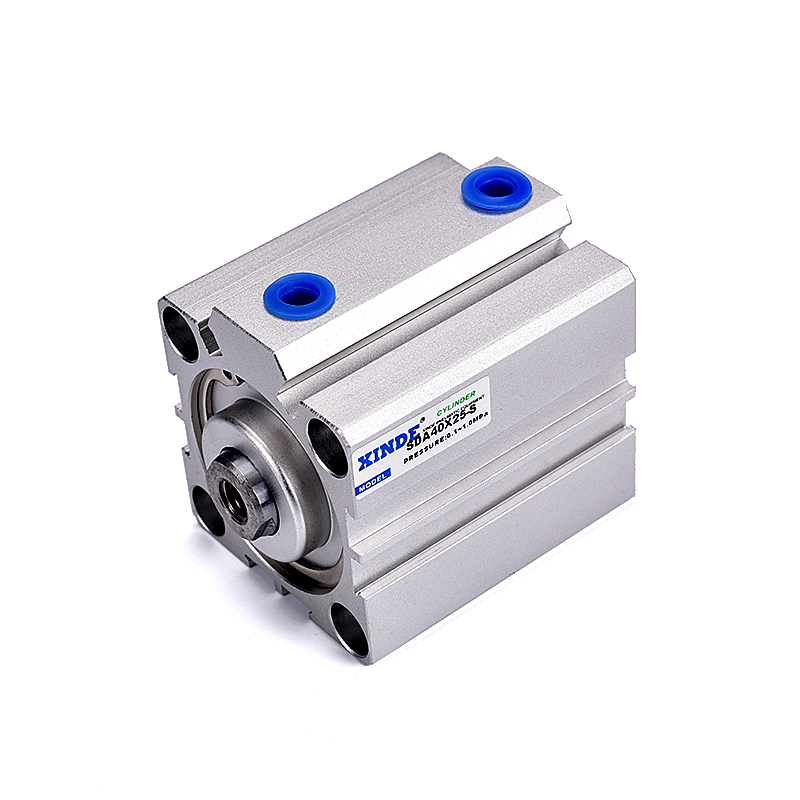 SDA32亚德客型薄型气缸5/10/15/20/30/45/75/100/125-S带磁内牙 - 图3