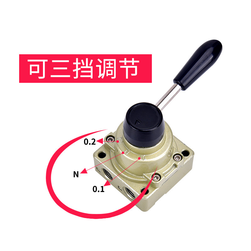 HV200B气动开关手动阀手转阀HV200D一进两出气缸控制换向气阀手板,淘宝优惠券,粉丝福利购,淘宝优惠卷