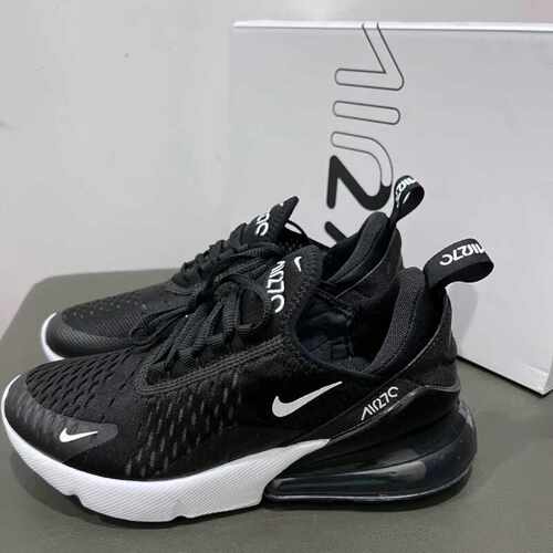Nike耐克Air Max 270女款 粉紫 大气垫缓震透气 跑步鞋AH6789-601 - 图1