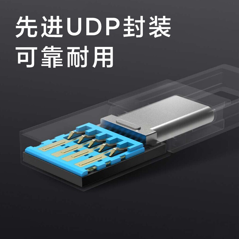 小米双接口U盘64GB高速USB3.2优盘金属便携办公电脑扩展内存128G-图2