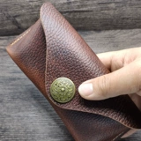 Портативные высококлассные кожаные ретро солнцезащитные очки ручной работы на солнечной энергии, из натуральной кожи, воловья кожа