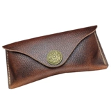 Портативные высококлассные кожаные ретро солнцезащитные очки ручной работы на солнечной энергии, из натуральной кожи, воловья кожа