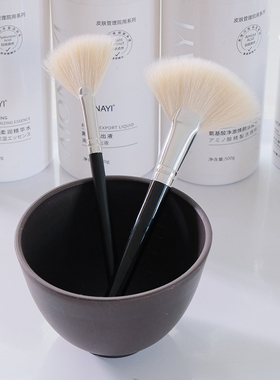 黑色羊毛刷洁面膏起泡打泡刷子