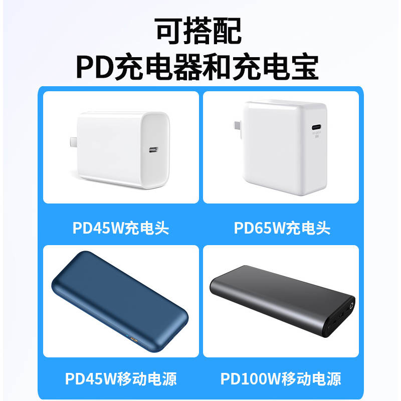 海天牛 适用大贝贝吸奶器充电转接头充电宝供电12v3a 5.5*2.1诱骗头适用贝瑞克S1/S2吸奶器充电转接头Typec线 - 图0