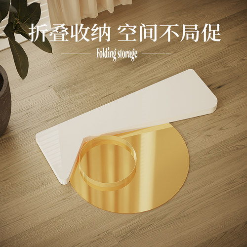 十八纸货架展会陈列架展架展示置物架金属面板桌几定制创意家具 - 图1
