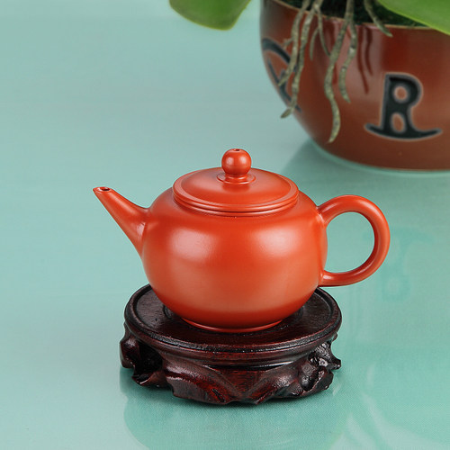 潮州手拉壶朱泥纯手工紫砂茶壶西施龙蛋功夫茶具水平壶泡茶壶仿古 - 图2