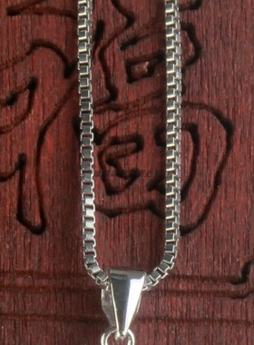 925银项链女银链子无吊坠925锁骨颈链盒子细链裸链素蛇骨替换夏