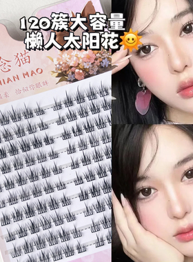 花念猫上睫毛太阳花超自然