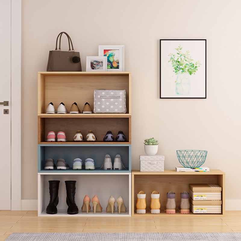 儿童储物柜家用收纳置物柜子简约自由组合格子柜简易书架书柜落地,淘宝优惠券,粉丝福利购,淘宝优惠卷