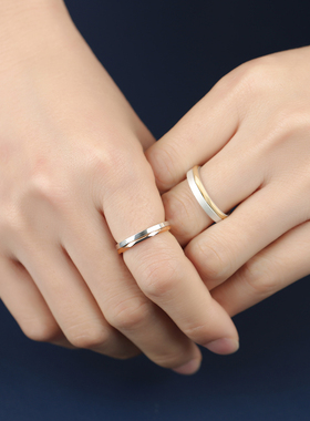 情侣原创设计手工戒指定制