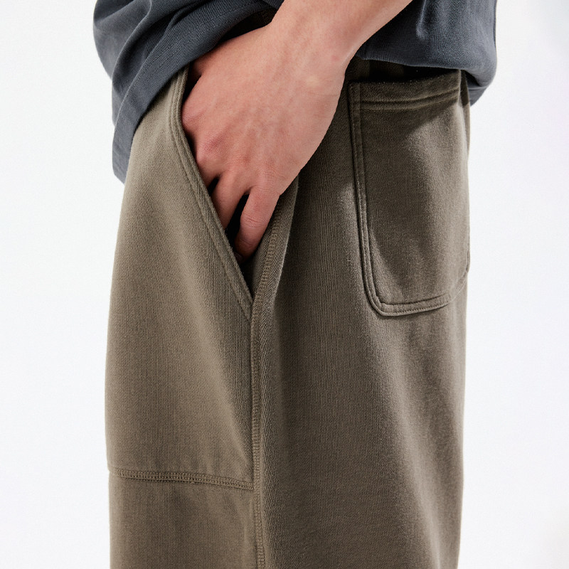 BENPANDA新款明线短裤男2025夏季洗水运动大口袋五分直筒休闲卫裤,淘宝优惠券,粉丝福利购,淘宝优惠卷