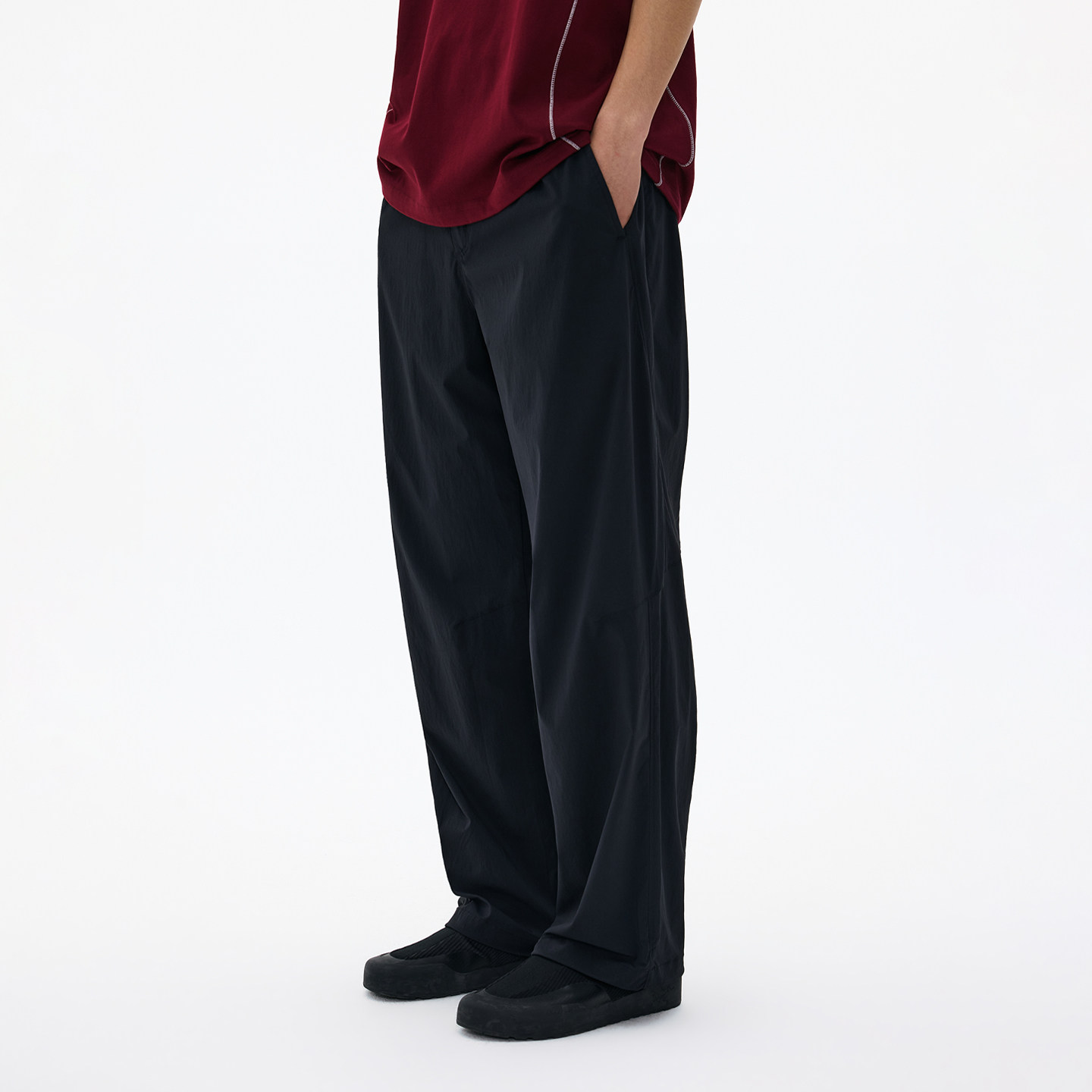 BENPANDA 2025秋季户外防泼水休闲裤登山伞兵裤直筒宽松裤子男款