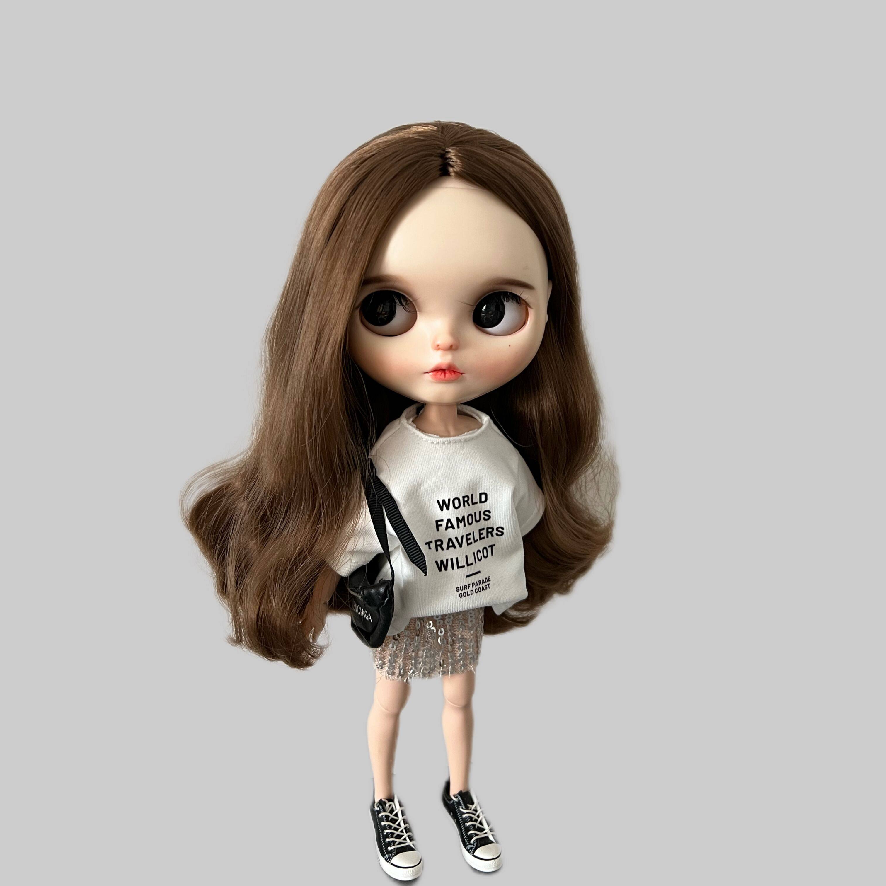 小布blythe娃娃衣服azone19关节ob24 pp fr30厘米换装娃衣T恤裙子,淘宝优惠券,粉丝福利购,淘宝优惠卷