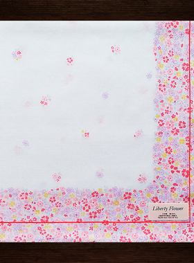LIBERTYFLOWER日本制造45cm手帕