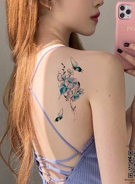 X-ray Flower Temporary Tattoo Flower Tattoos Floral Design