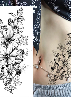 Flower Rose Temporary Tattoos Peony Tattoo Stickers纹身贴纸