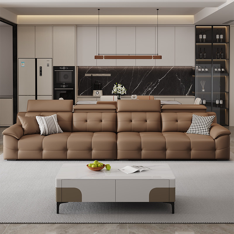 凯佑2025新款高靠背劳伦斯沙发现代轻奢沙发意式极简直排皮艺沙发,淘宝优惠券,粉丝福利购,淘宝优惠卷