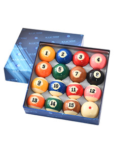 台球子星牌TV台球球子黑八台球母美式16球台球用品台球水晶球单个