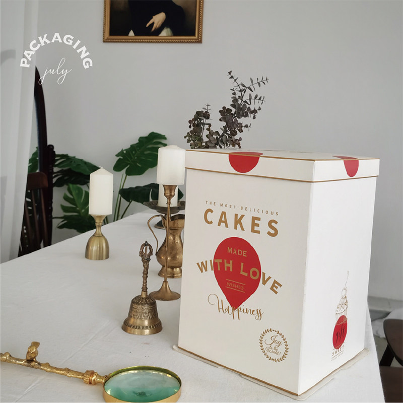 生日蛋糕盒子包装盒家用6/8/10寸双层加高生日蛋糕盒网红一次性,淘宝优惠券,粉丝福利购,淘宝优惠卷