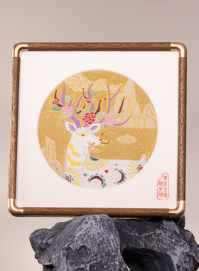 新中式装饰摆件送新人礼盒