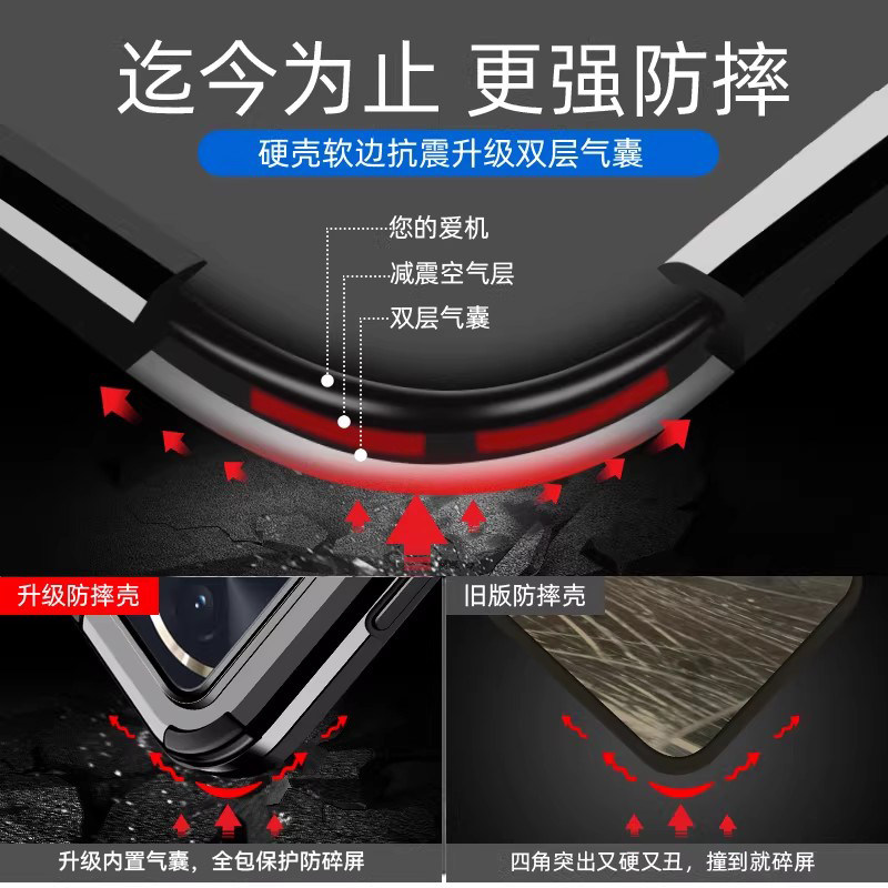 适用荣耀100手机壳荣耀100pro保护套全包防摔新品个性硅胶创意honor手机套MAA一AN00超薄气囊10高档por男外壳