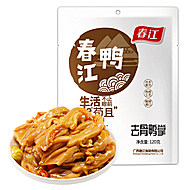 春江泡椒无骨鸭爪即食120g*3包