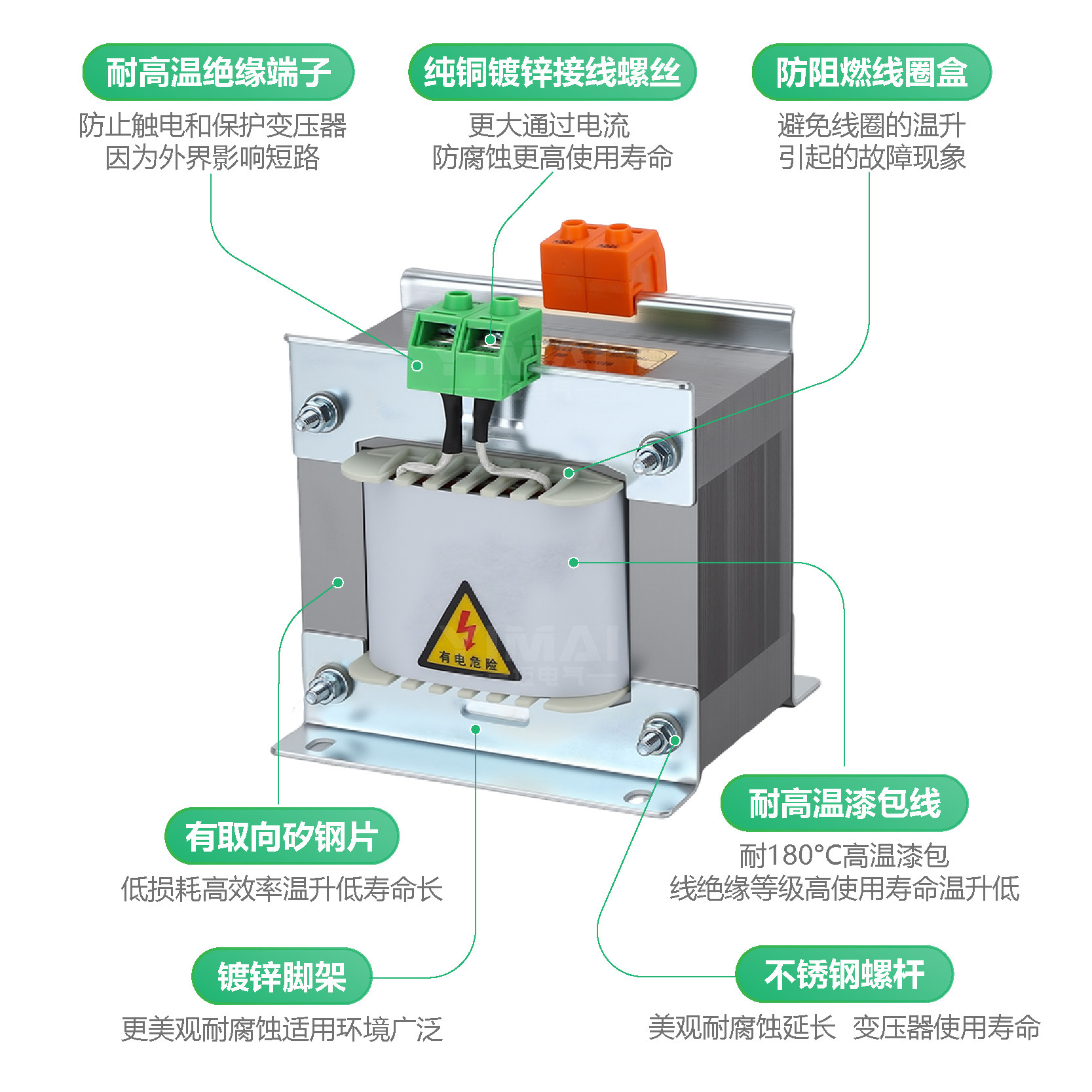 BK隔离变压器380V变220V转110V36V24V单相控制变压器50VA1000W5KW,淘宝优惠券,粉丝福利购,淘宝优惠卷