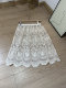 Retro see-through hollow lace skirt for women summer new layered niche mid-length elastic waist mesh skirt