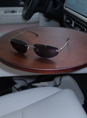 罗猪猪【极简老钱】尼龙镜片墨镜超轻极简2026